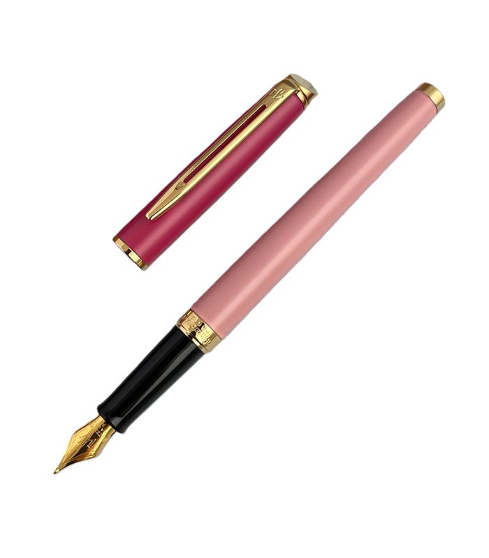 Untitled-4 Waterman Hemisphere Colour Blocking Pink GT Fountain Pen - Image 1