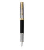 Parker Sonnet Metal & Black Lacquer GT Fountain Pen - Image 2