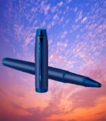 Parker IM Professional Monochrome Champagne Blue Roller Ball Pen - Image 2