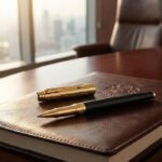 Parker Aster Essential Black & Gold GT Roller Ball Pen