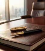 Parker Aster Essential Black & Gold GT Roller Ball Pen