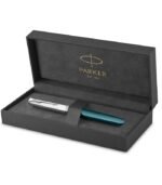 Parker 51 Teal Blue CT Fountain Pen - Image 3