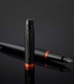 Parker IM Prof Flame Orange Black Fountain Pen - Image 5