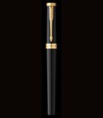 Parker Premium Ingenuity Black GT Fountain Pen - Image 4