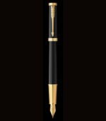 Parker Premium Ingenuity Black GT Fountain Pen - Image 3