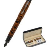 Submarine Ebonite King Orange Fountain Pen