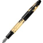 Montblanc Meisterstück Solitaire Calligraphy Gold Leaf Fountain Pen
