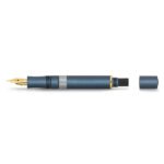 Kaweco Piston Sport AL Starter Set Fountain Pen Navy/Gold