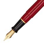 Aurora Talentum Resin Red Fountain Pen with Gold Trim - Image 3