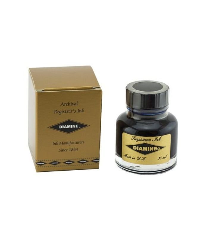 1-2.jpg Diamine Blue Black Registrar Ink - Image 1