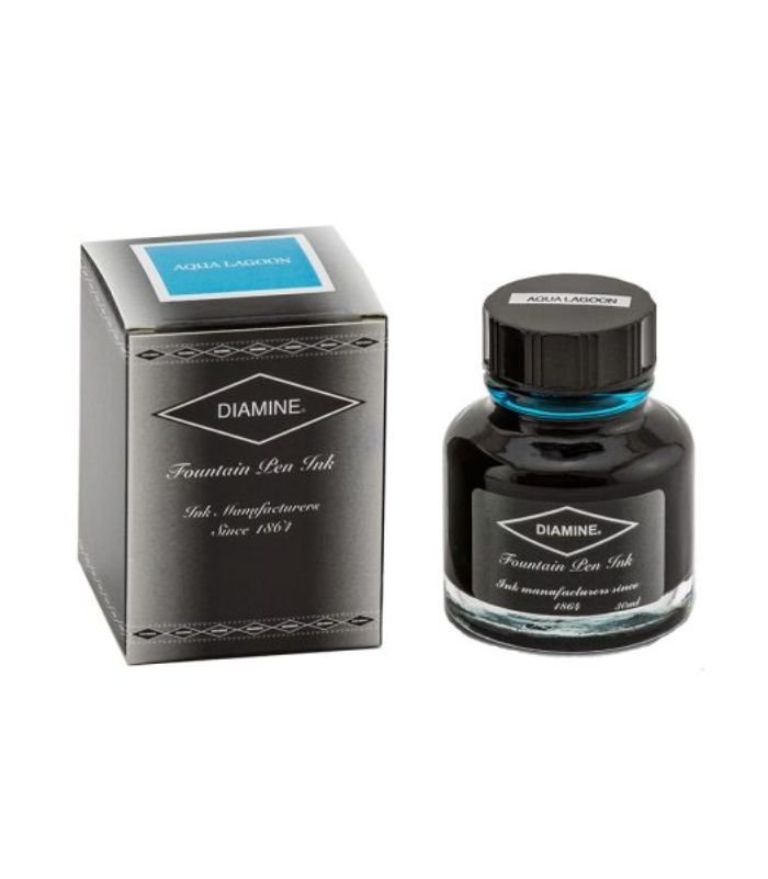 1-4.jpg Diamine Standard Ink 30ml - Aqua Lagoon - Image 1