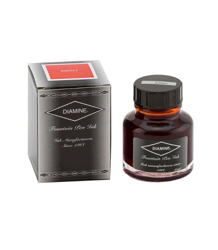 1-54.jpg Diamine Standard Ink 30ml - Sunset - Image 1
