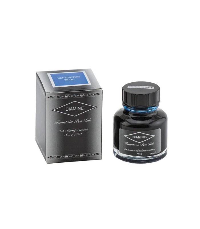 1-65.jpg Diamine Standard Ink 30ml - Kensington Blue - Image 1