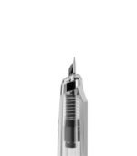 Endless Phantom Retractable Fountain Pen - Clear Chrome - Image 2