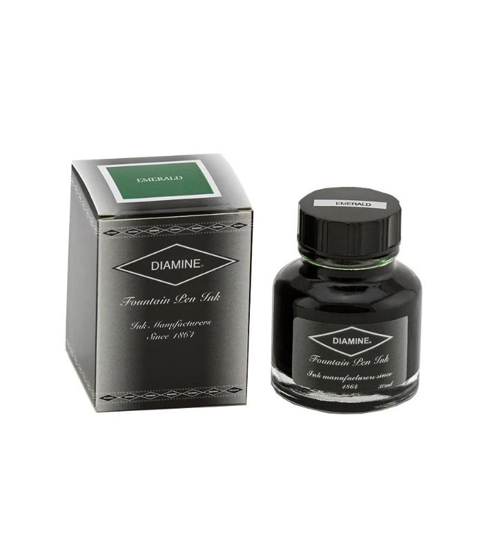 2-69.jpg Diamine Standard Ink 30ml - Emerald - Image 1