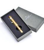 Moonman Delike Brass Fine Nib Pocket Fountain Pen – Smooth Handwriting, Raw Brass Finish - Image 2
