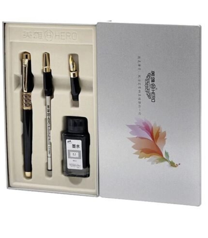 Hero 1311 Calligraphy & Fountain Pen Gift Set | Affordable Luxury Pen Gift
