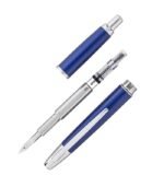 Pilot Capless Decimo Dark Blue CT Fountain Pen Price in India | Buy 18K Broad Nib Pen