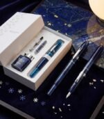 Platinum Curidas Abyss Blue Fountain Pen price in India. Buy premium retractable fountain pen with fine/medium nib, ideal for professionals & collectors.