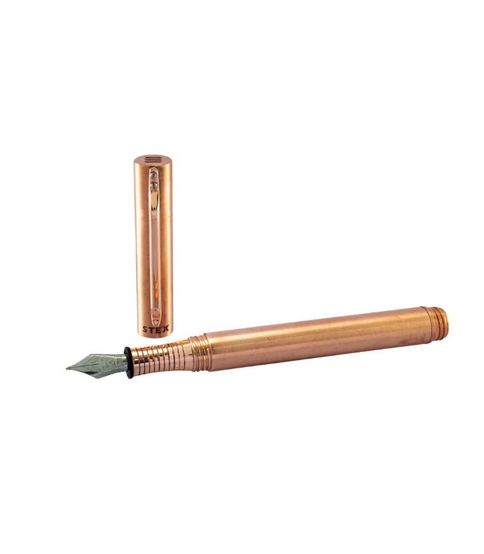 Stex 137C Solid Copper Fountain Pen