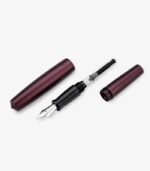 Gravitas Pocket Aluminium Cherry Velvet Fountain Pen