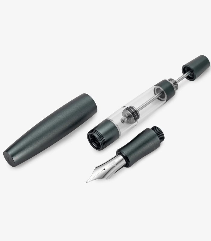 Gravitas Monster Aluminium Dark Olive Grey Fountain Pen