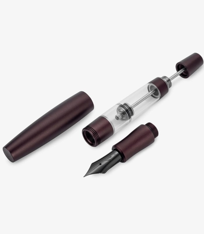 Gravitas Monster Aluminium Cherry Velvet Fountain Pen