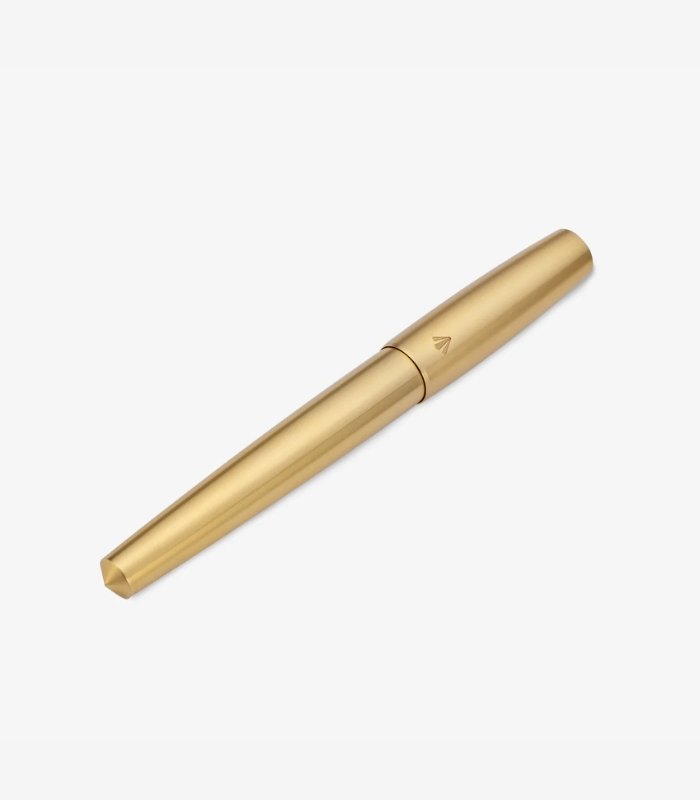 Gravitas Sentry Raw Brass Fountain Pen