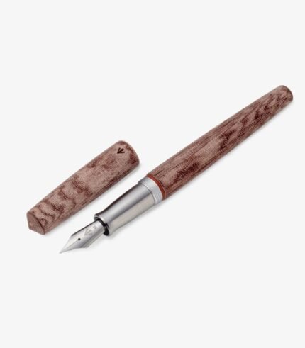 Gravitas Sentry Micarta Red Linen Fountain Pen