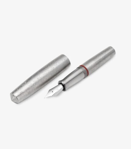 Gravitas Pocket Crystallized Titanium Fountain Pen