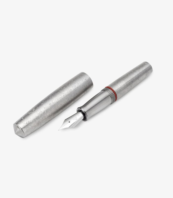 Gravitas Pocket Crystallized Titanium Fountain Pen