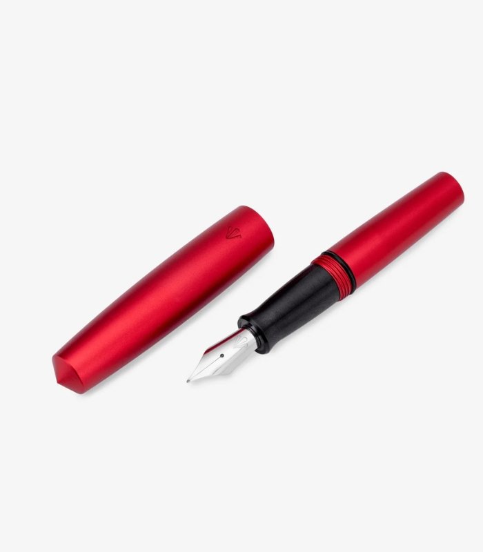 Gravitas Pocket Aluminium Red Fountain Pen