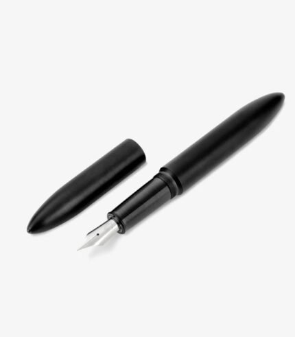 Gravitas Flagship Stainless Steel Black PVD Fountain Pen