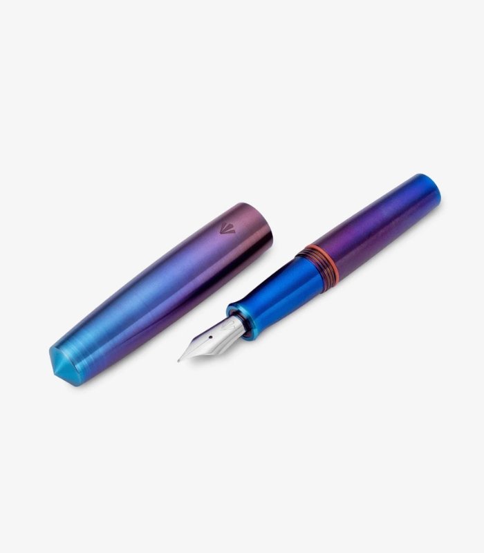 Gravitas Pocket Raw Grade 5 Titanium Tisnix Fountain Pen