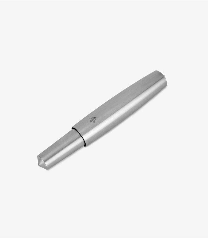 Gravitas Pocket Raw Stainless Steel Fountain Pen