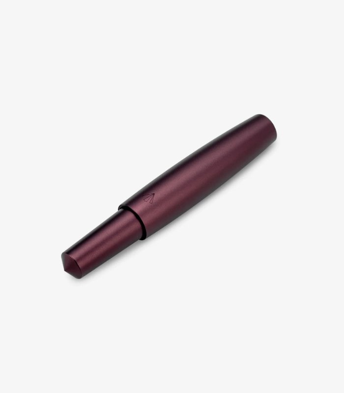Gravitas Pocket Aluminium Cherry Velvet Fountain Pen