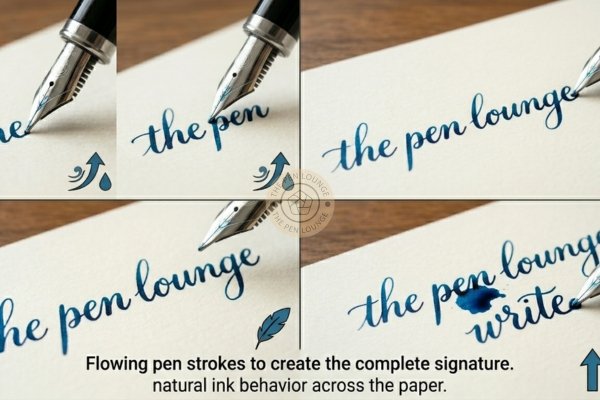 Let the ink flow naturally