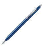 Cross Classic Century Translucent Cobalt Blue with Chrome Trim Refillable Ballpoint Pen – Medium Point, Black Ink, Luxury Gift Box