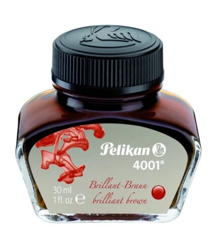 Pelikan 4001 Fountain Pen Ink Bottle (Brilliant Brown - 30 ML)