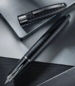 Sheaffer Legacy E9066 Chevron Matte Black with IP Gun Metal Nib and Trims Fountain Pen WP37030 - Image 2
