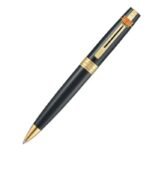 Sheaffer WP34663 300 E9325 Glossy Black with Gold Tone Trims BP with Gold Lotus Emblem - Image 2