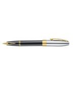Sheaffer WP37026 Legacy E9065 Bi-Color Black Barrel and Chrome Cap 14K IP Gold Plated Nib and Trims FP - Image 2