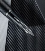 Sheaffer Legacy E9066 Chevron Matte Black with IP Gun Metal Nib and Trims Fountain Pen WP37030 - Image 3