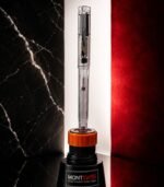 MontSwiss Automatic Self-Inking Fountain Pen Refillable Fountain Pen Medium Nib with Ink Bottle - Image 2