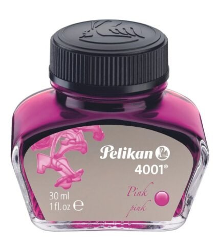Pelikan 4001 Fountain Pen Ink Bottle (Pink - 30 ML)