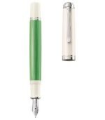 Pelikan Souveran M605 Green White Fountain Pen Special Edition - Image 3
