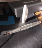 Porsche Design P 3100 Writing Tools Tec Flex Woven Silver Fountain Pen - Image 4