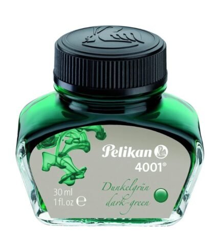 Pelikan 4001 Fountain Pen Ink Bottle (Dark Green - 30 ML)