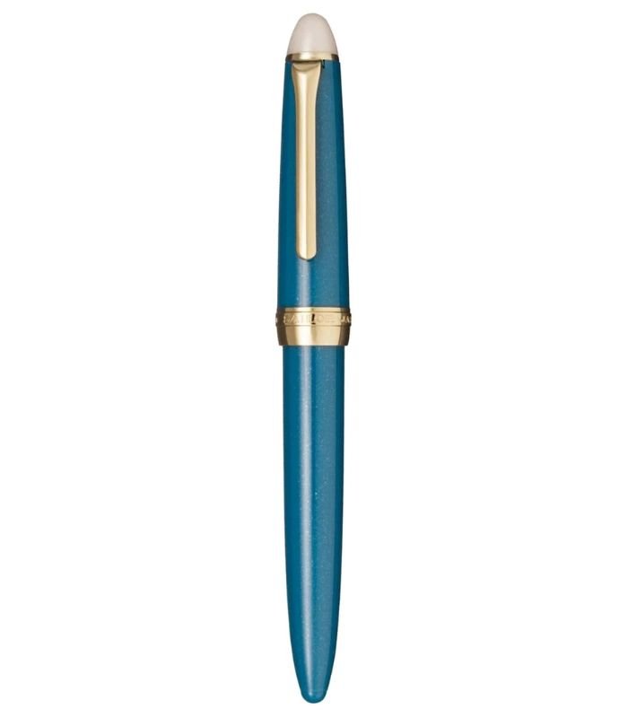 4 Sailor 1911 Casual Shikiori Fountain Pen – Shimoyo Night Light Blue - Image 1