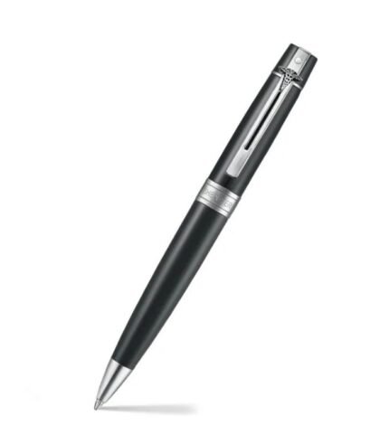Sheaffer WP34676 300 E9312 Glossy Black with Chrome Plated Trims BP with Chrome Doctor Emblem